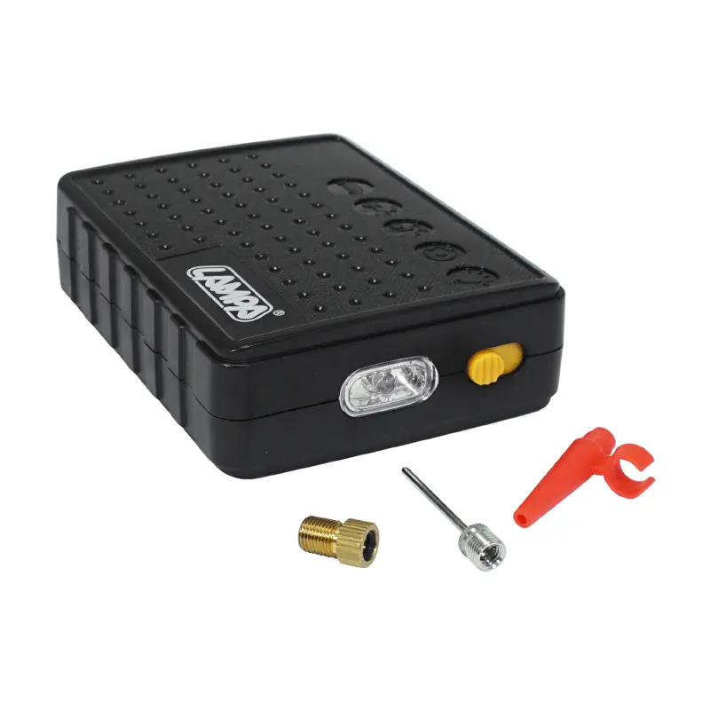 Universalus kišeninis kompresorius/oro siurblys/pumpė su LED žibintuvėliu 8 bar Sélection P2R — 2 vaizdas