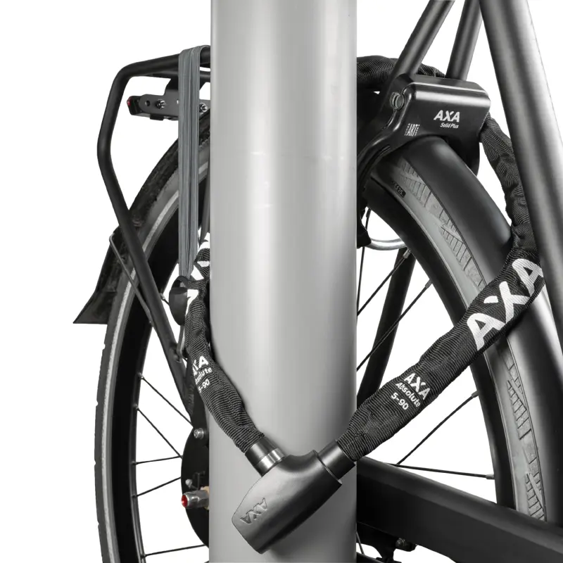 AXA absolute Fahrradschloss Kette mit Schlüssel Ø 5 MM L1.10M schwarz - Sicherheitsstufe 7-15 — Ansicht 5