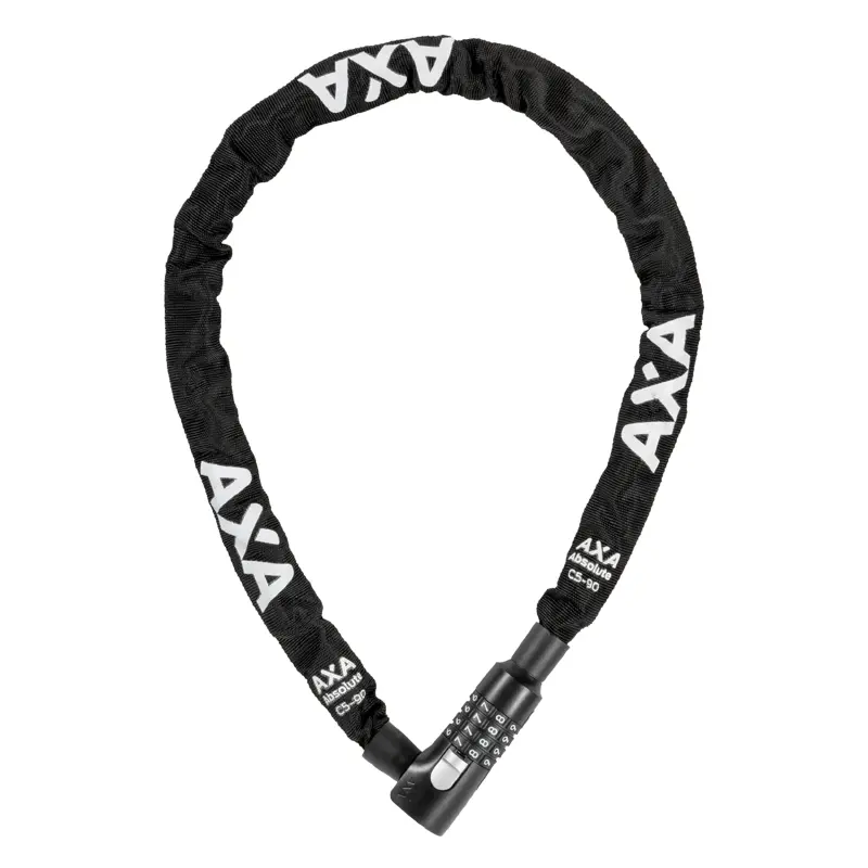 Fahrradschloss Kette AXA Absolute Code Durchmesser 5 mm Länge 0,90 m schwarz