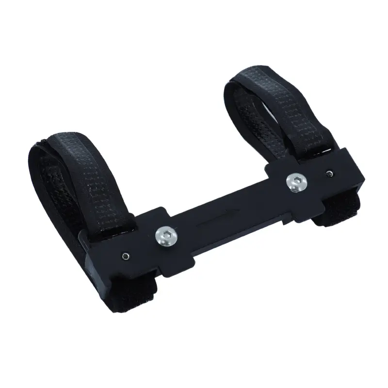 Collier porte-bidon P2R velcro avec support plastique universel noir