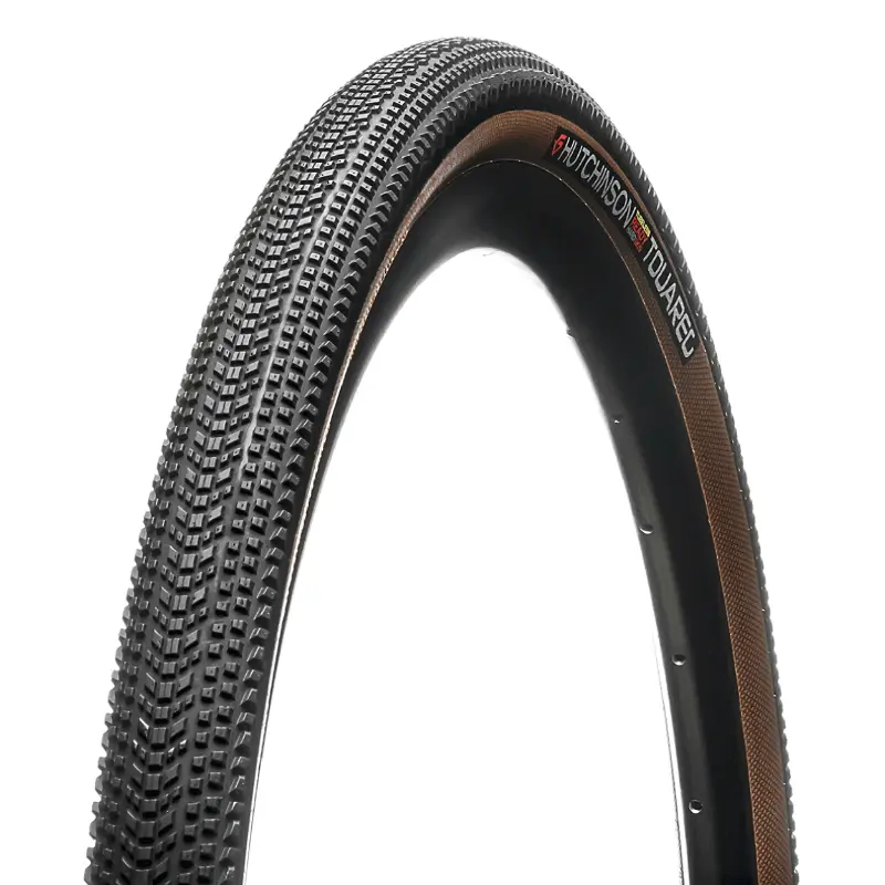 Pneu gravel Hutchinson Touareg Hardskin 700 x 40 Tubeless Ready tan noir-marron (40-622)