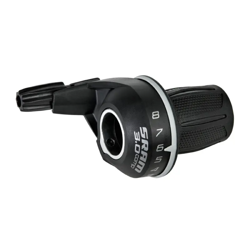 Manette VTT SRAM GripShift 8V 3.0 droite noire