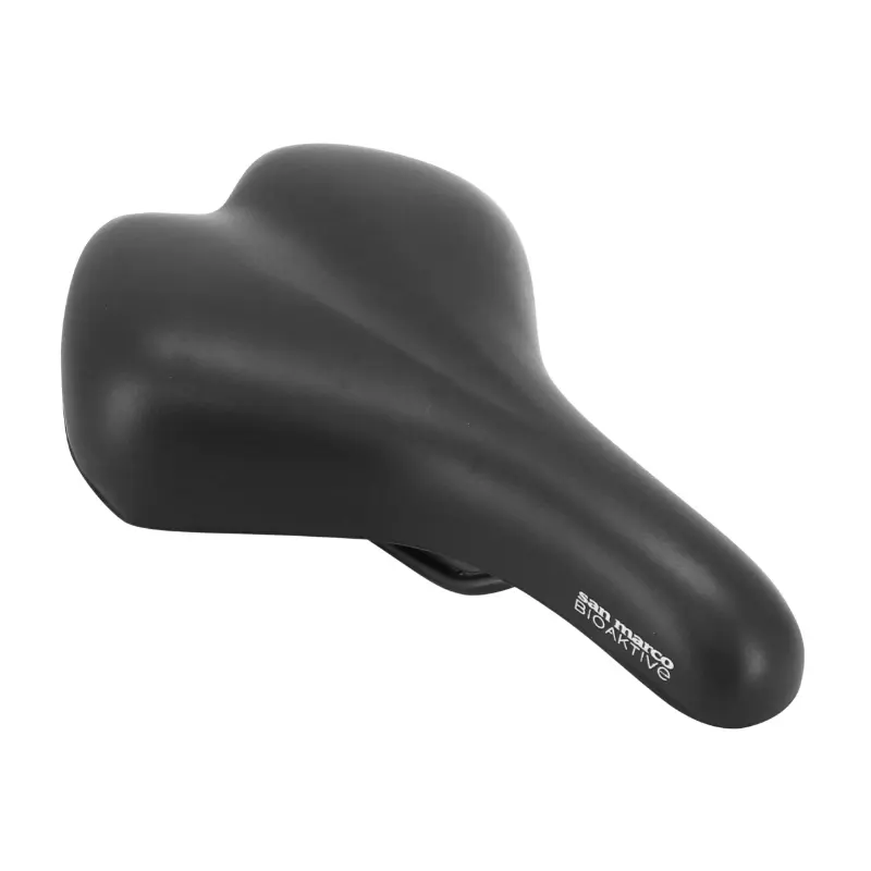 Selle San Marco Bioaktive Sport Mémoire de Forme Femme Noir Athletic Rail Acier 350G 170X250MM