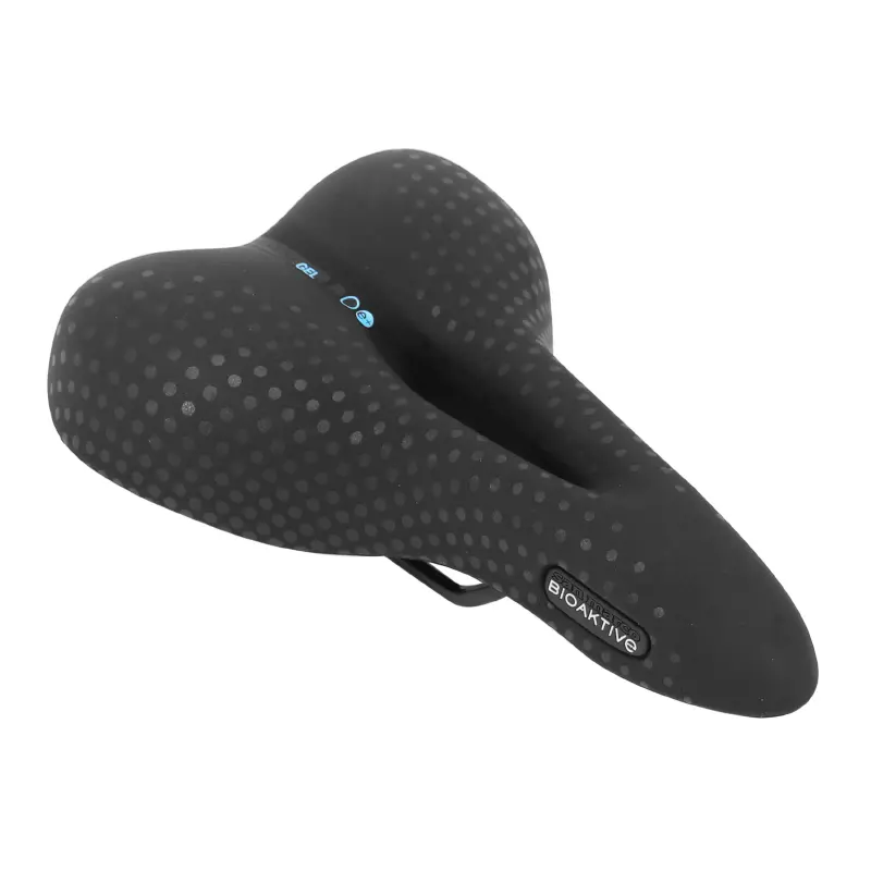 Selle San Marco Bioaktive Trekking Open Gel Unisex Noir Rail Acier 188x273mm 460g