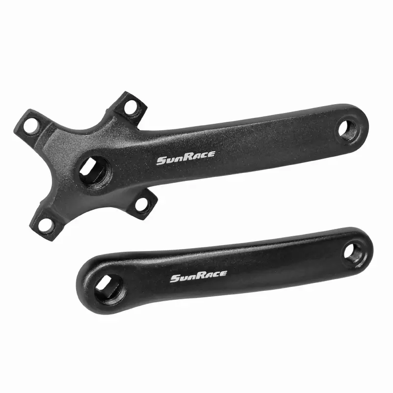 MTB Kurbeln Sunrace FCM800 Alu schwarz 175 mm Vierkantachse Mono 96 mm Tretlager 119 mm