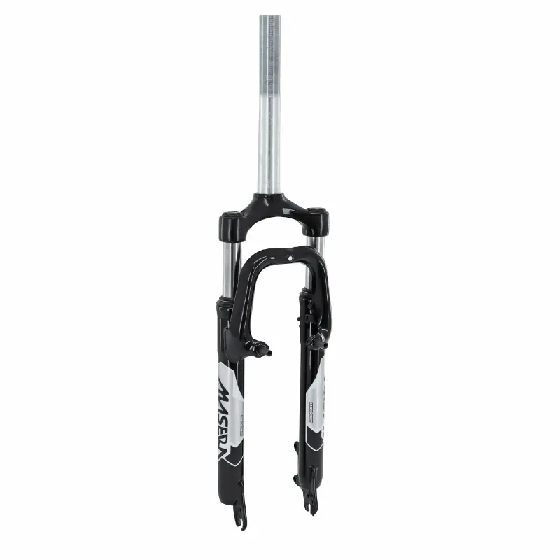 Fourche VTT 26" Zoom à suspension acier ressort-élastomère V-Brake et disque noir 60 mm 230-100 mm 1"1/8 x 25,4
