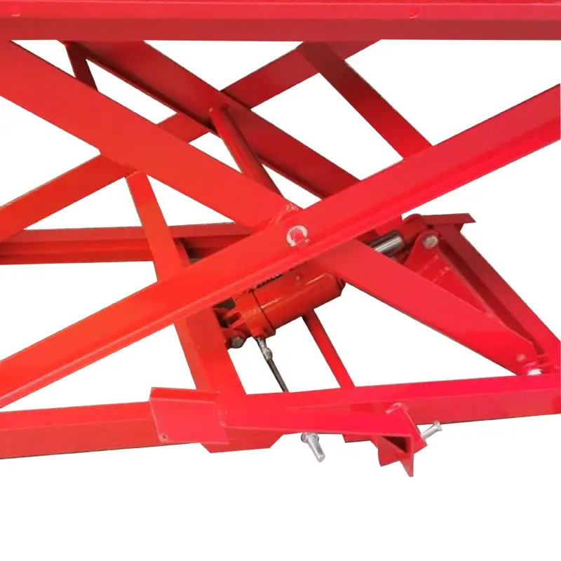 P2R 通用摩托车升降台 钢制红色 平台 180x60 cm 高度 21-71 cm — 第 8 视图