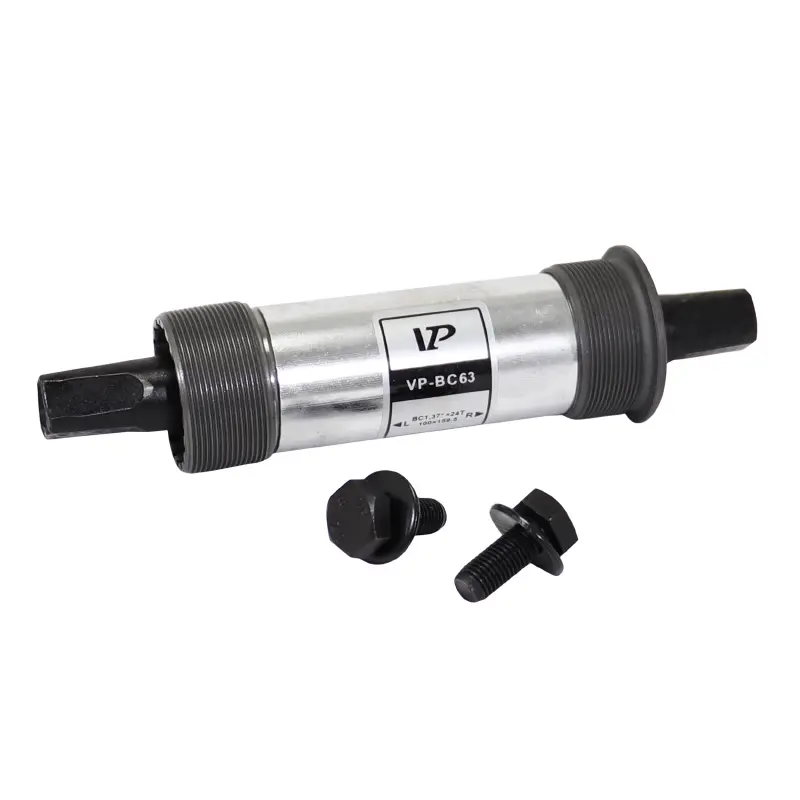 Boitier pedalier Vp carre a roulement 159,5MM filetage anglais - BSC - 1,37X24 (boite de 100MM) pour fat bike