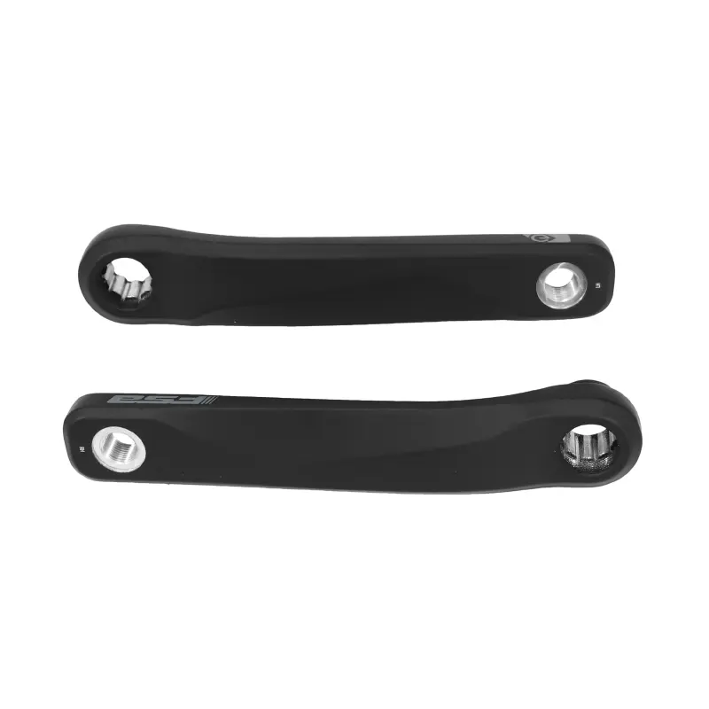 FSA KURBELGARNITUR RECHTS + LINKS 170mm SCHWARZ ISIS FÜR BOSCH 4. GENERATION (Innenlochabstand 143mm, Außenlochabstand 167mm) (KEILNUTENDURCHMESSER 22 mm)