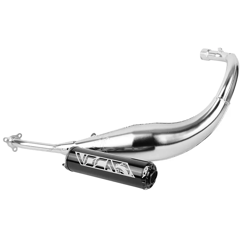 VOCA Racing chromierter Schalldämpfer Unterbodenausführung für Beta 50 RR 2012-2020