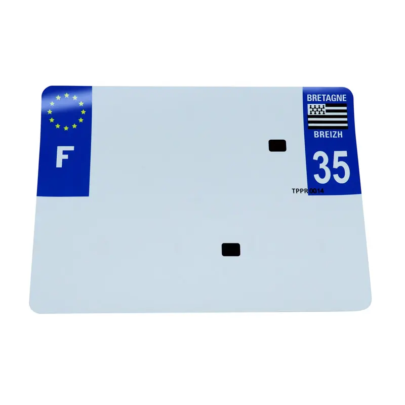 Bande plaque remorque 275X200 PVC vierge TOP PLAQ