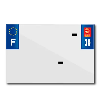 Motorradschild-Streifen 210X145 für PVC mit Firmenname dep. 30-EURO (einzeln verkauft)