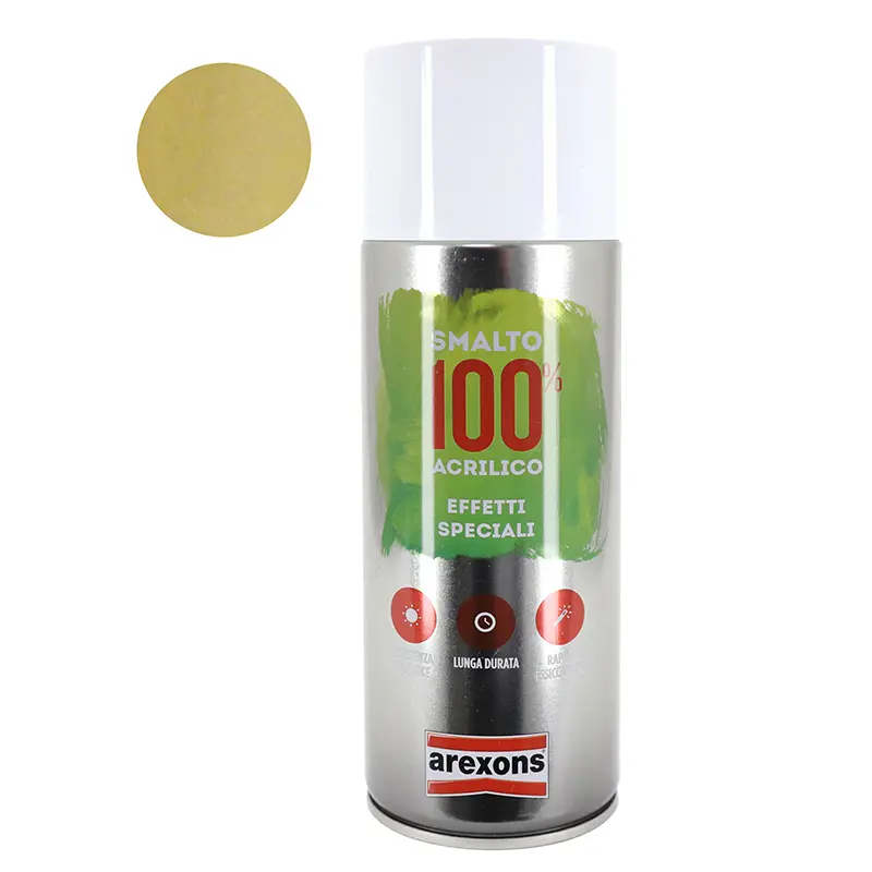 Bombe de peinture Arexons acrylique 400 ml effet or