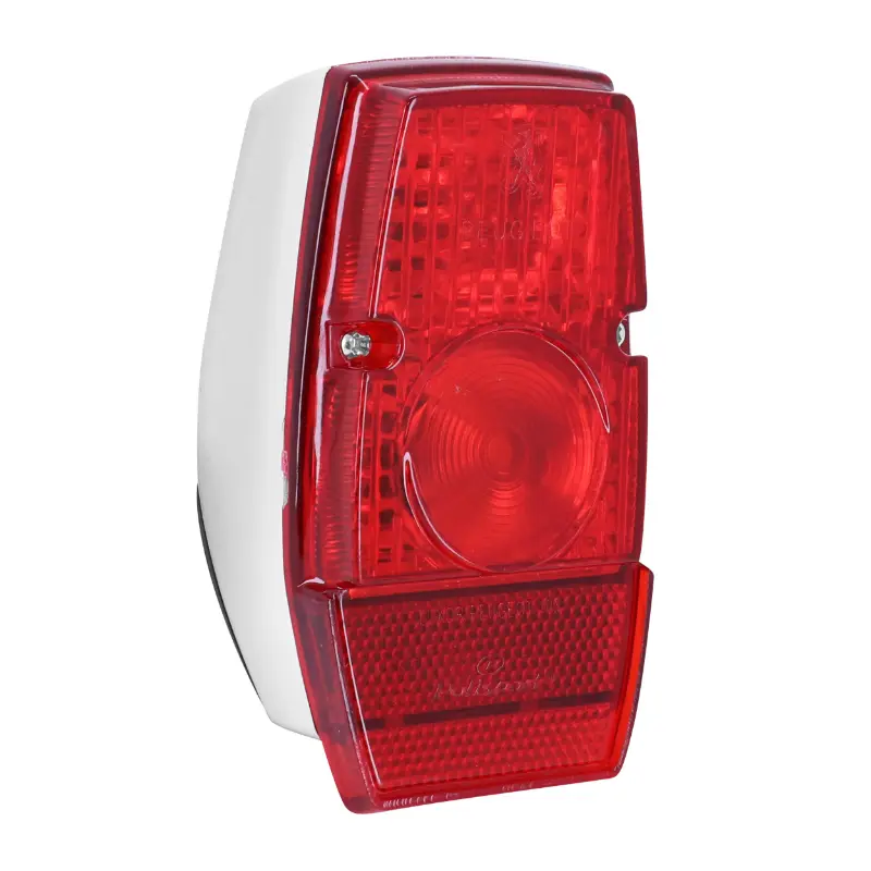 Rücklicht Moped adaptierbar Peugeot 103-MBK 51 rot-chrom 2 Glühlampen Sélection P2R