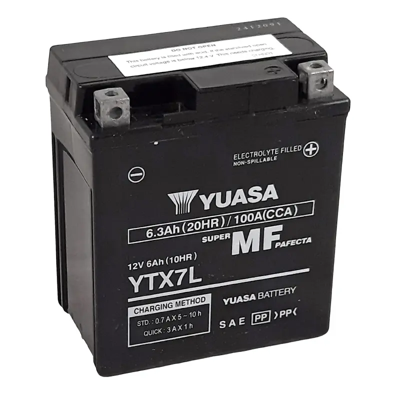 Akumulator Yuasa YTX7L SLA AGM bezobsługowy