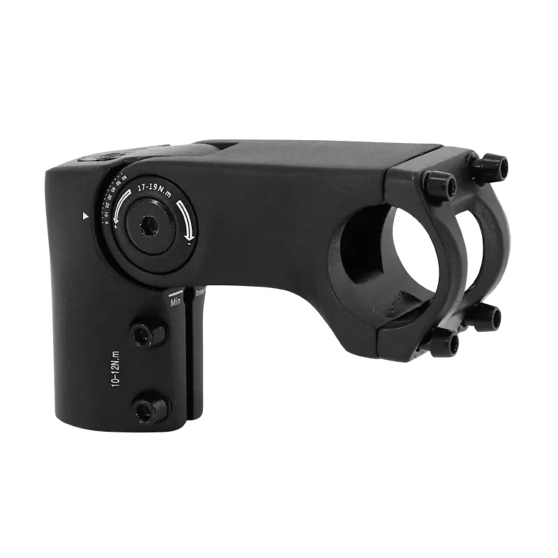 Vorbau MTB Urban Trekking Ergotec verstellbar Sepia Aluminium-Aufsatz schwarz 31,8 L 90 mm für Gabel 1"1/8
