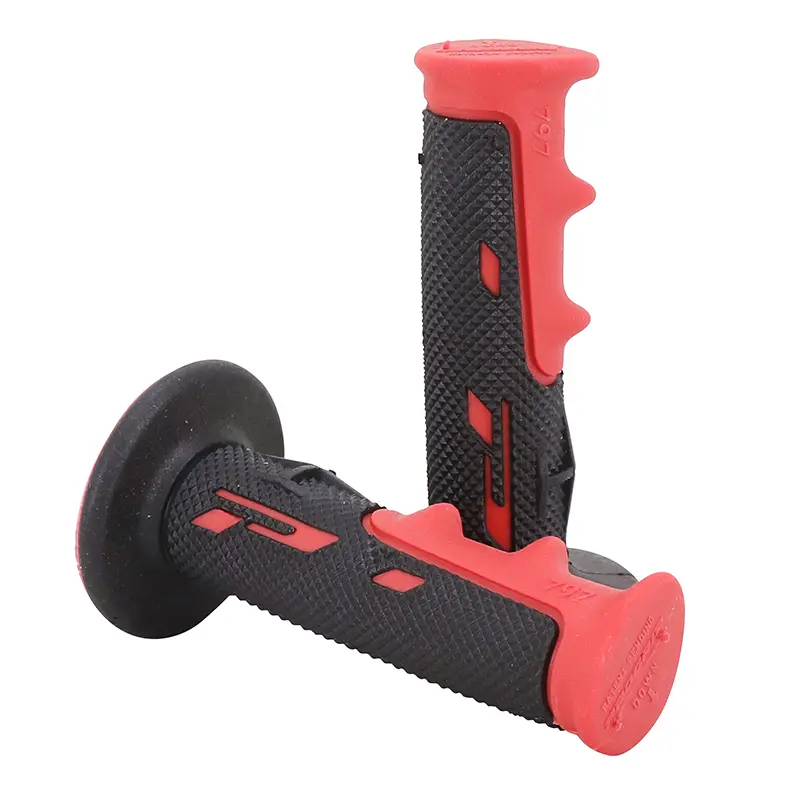 Обвивка на ръкохватка Progrip 797 двойна плътност червено-черна затворен край 115 mm чифт