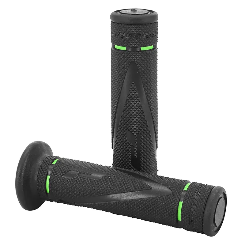 غطاء مقابض Progrip 838 مزدوج الكثافة أسود-أخضر مغلق النهاية 122 مم (زوج)