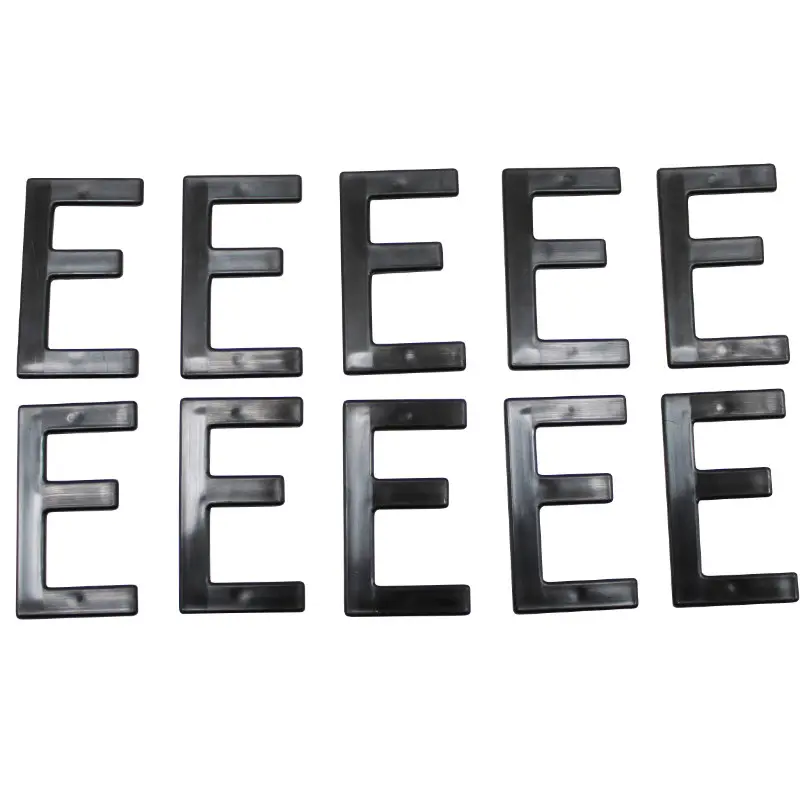 Lettre plaque Tiflex moto-scooter 45 mm E (lot de 10)