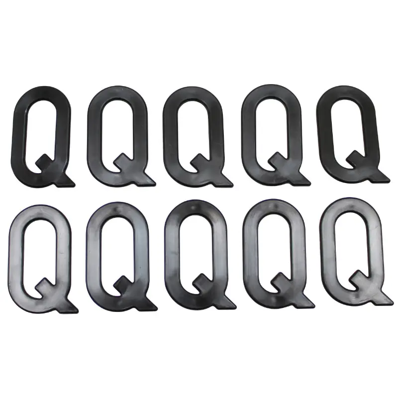 Tiflex 오토바이/스쿠터 45mm Q 번호판 문자 (10개 세트)