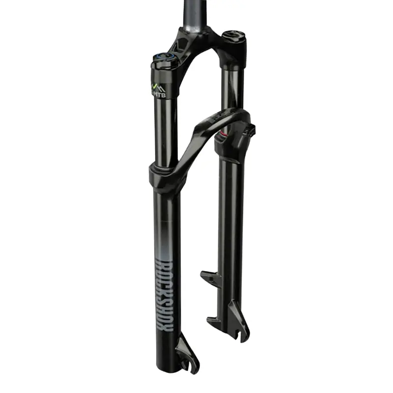 Fourche VTT 29" Rockshox Judy Silver TK Solo Air noir frein à disque pivot lisse 1"1/8 28,6 mm débattement 100 mm blocage rapide