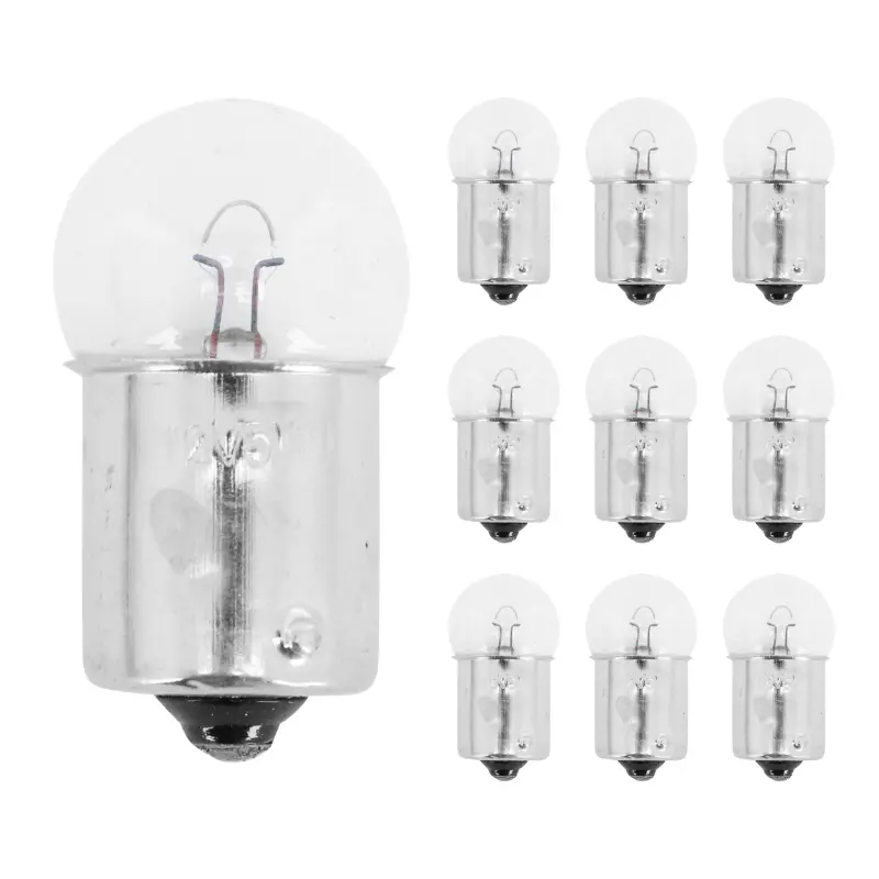 電球 P2R スタンダード 12V 5W 口金 BA15S R5W ホワイト ポジションランプ - 10個入りボックス