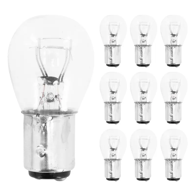 Lampe P2R 6V 21-5W BAY15D P21-5W weiß Rücklicht + Bremslicht (Packung mit 10)