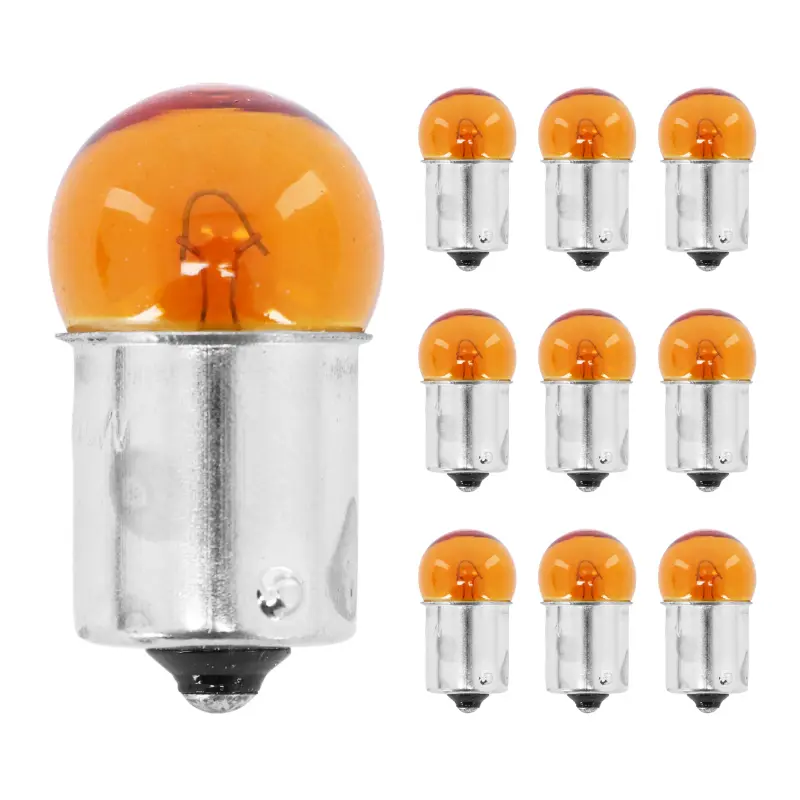 P2R Glühlampe P2R 12V 10W Sockel BA15S R10W Blinker orange - Packung mit 10