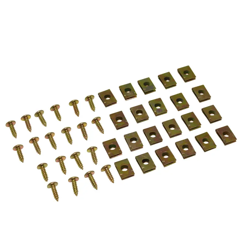 P2R 車体クリップ 直径4mm ビス 4 x 12mm付き (20個セット)
