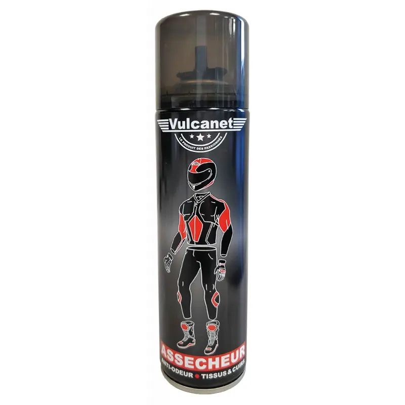 Assécheur Vulcanet contre l'humidité et les odeurs pour casque, gant, protection (aérosol 200 ml)