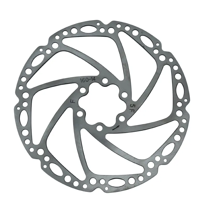 Disque de frein VTT 6 trous P2R 160 mm argent