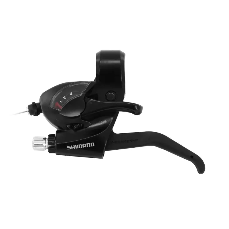 Levier-manette VTT Shimano STEF41 gauche 3V noir V-brake 2 doigts