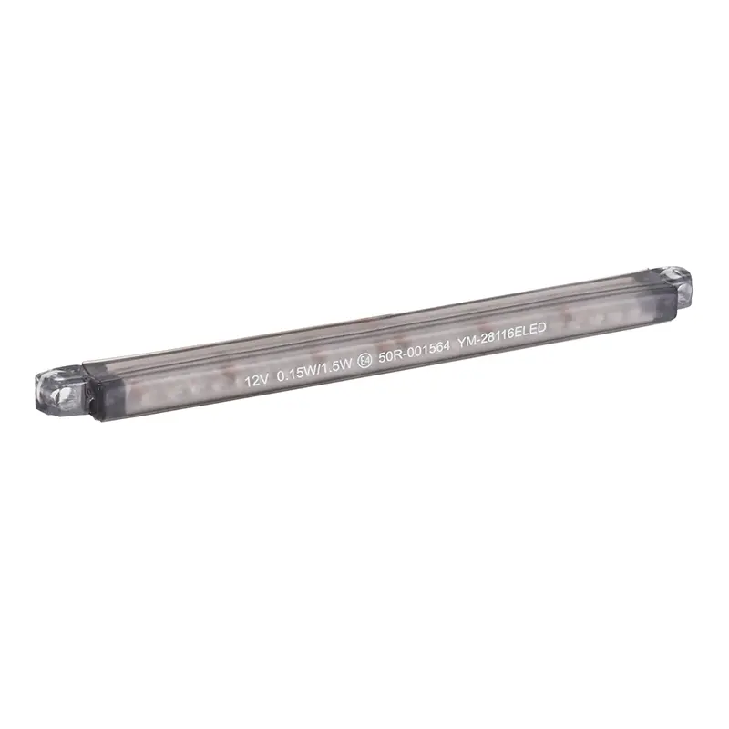 Feu arrière universel Replay à LEDs barrette fumé 24 LEDs rouge homologué CE