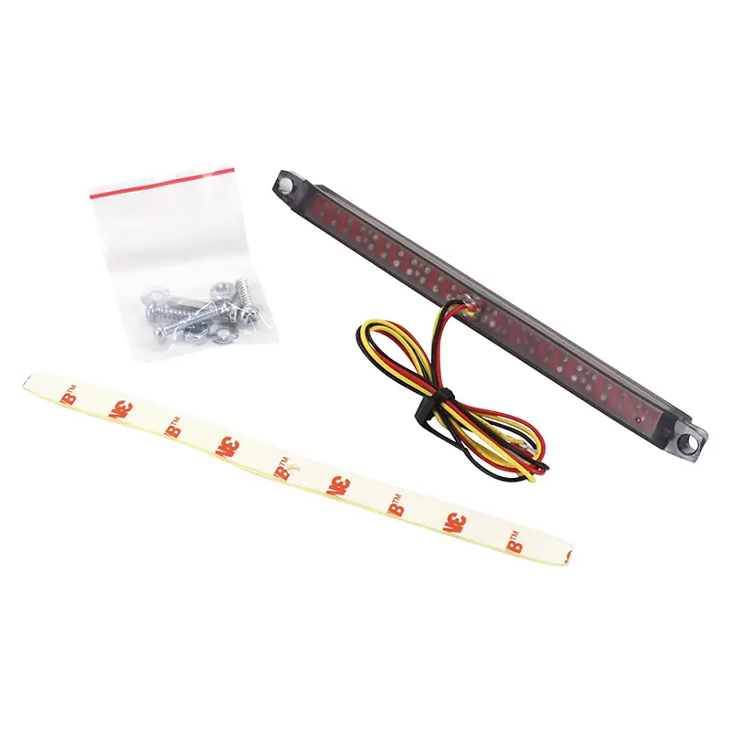 Universeel achterlicht Replay LED balk gerookt 24 LEDs rood CE-gehomologeerd — zicht 3