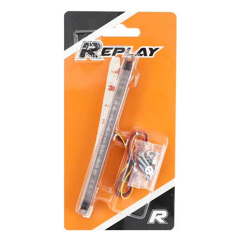 Universeel achterlicht Replay LED balk gerookt 24 LEDs rood CE-gehomologeerd — zicht 4