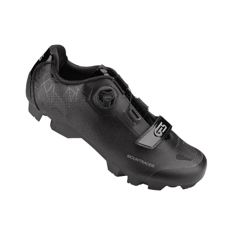 Chaussure VTT Ges mountracer2 noir T44 fixation microclip atop-velcro compatible SPD (paire)