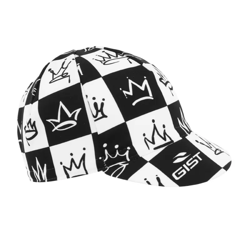 Casquette Gist style King Déco noir-blanc