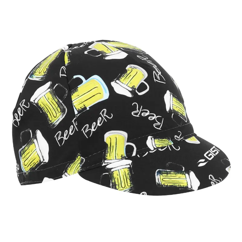 Casquette GIST style bière décoration noir-jaune -5951