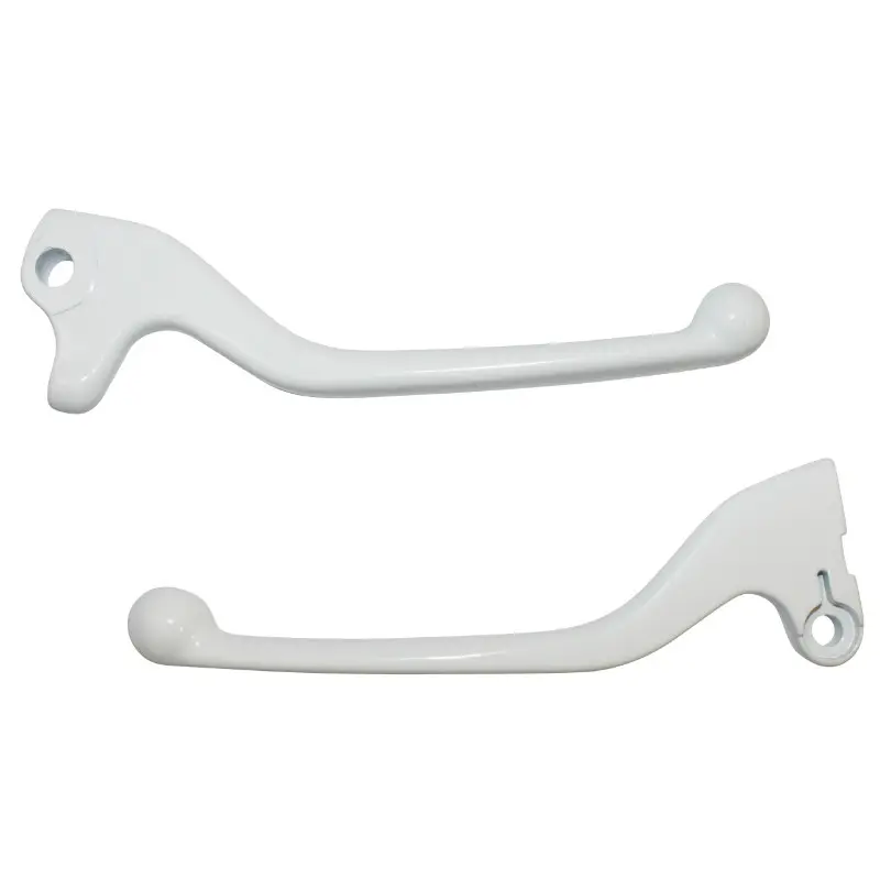 Levier de frein Replay MBK Booster 50 2004+ Yamaha BW'S 50 2004+ blanc (paire)