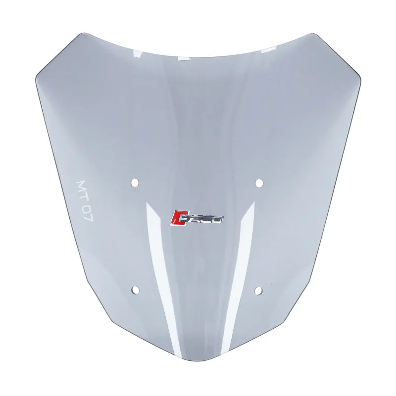 Bulle pare-vent moto Yamaha MT-07 700 2018+ fumée hauteur 300 mm