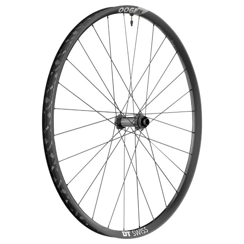 MTB-Scheibenrad 27.5" Dt Swiss M1900 boost centerlock tubeless ready Vorderrad schwarz Steckachse 15-110 - Felge 30C - belastbar bis 110KGS