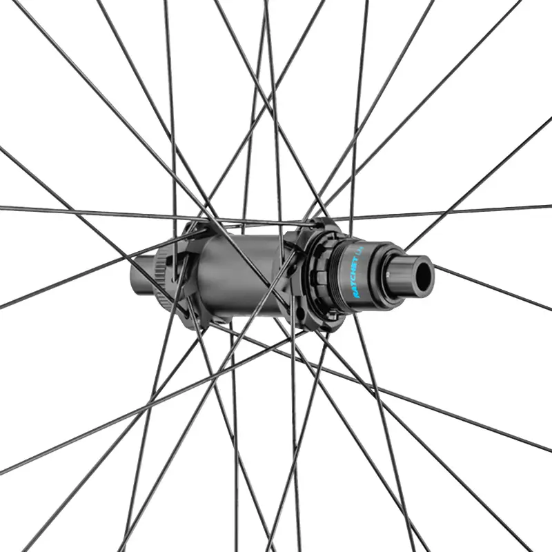 Laufrad VTT Scheibe 29" Dt Swiss H1900 boost tubeless ready vae centerlock hinten schwarz sram XD 12V Durchsteckachse 12-148 - Felge 35C - hält Gewicht 150KGS - kompatibel Enduro — Ansicht 2