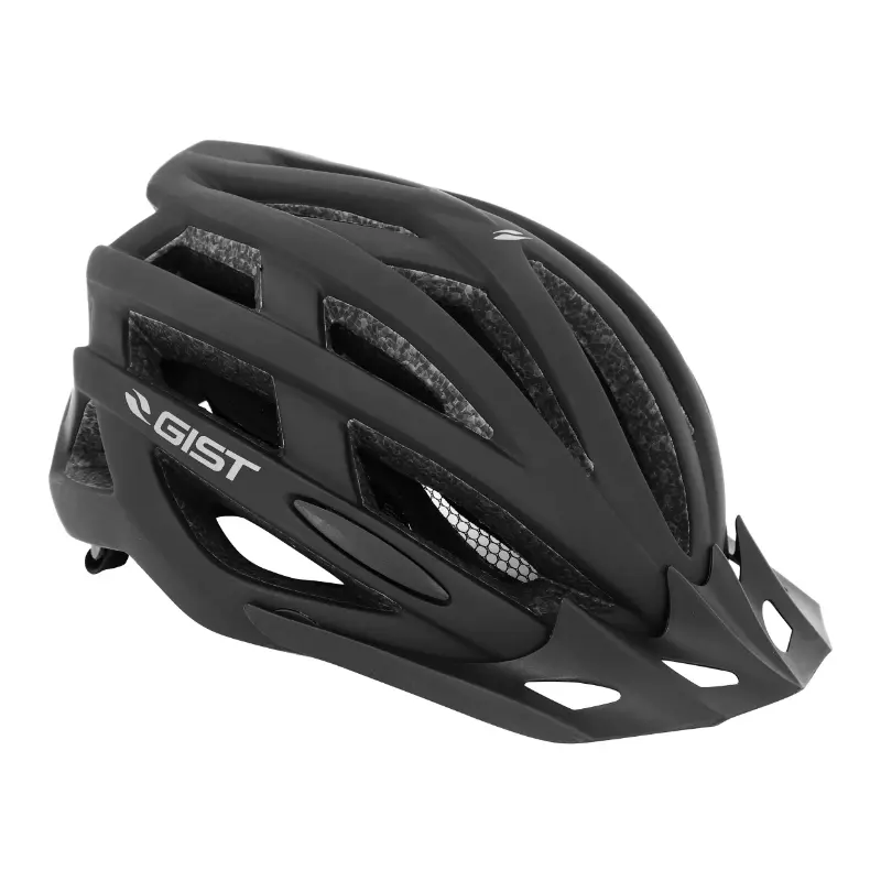 Gist E-Bike Planet One Plus Urban Erwachsenen-Fahrradhelm matt schwarz 52-58 cm
