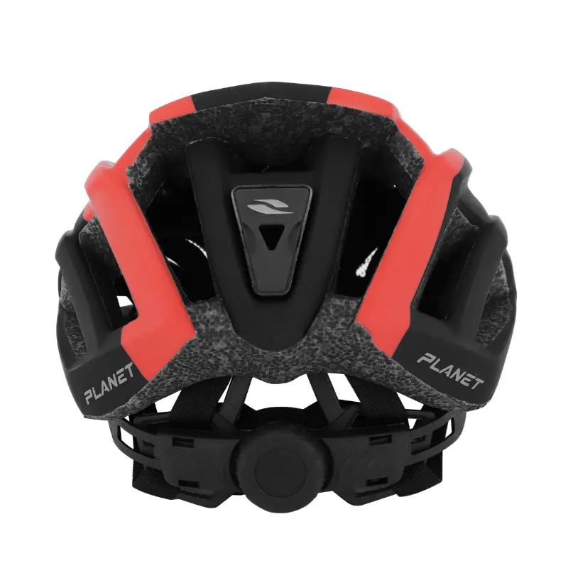 Cykelhjelm til voksne Gist Route Planet sort-rød mat in-mold 58-62 cm — 4. billede