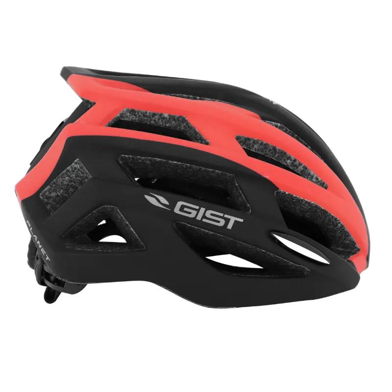 Cykelhjelm til voksne Gist Route Planet sort-rød mat in-mold 58-62 cm — 5. billede