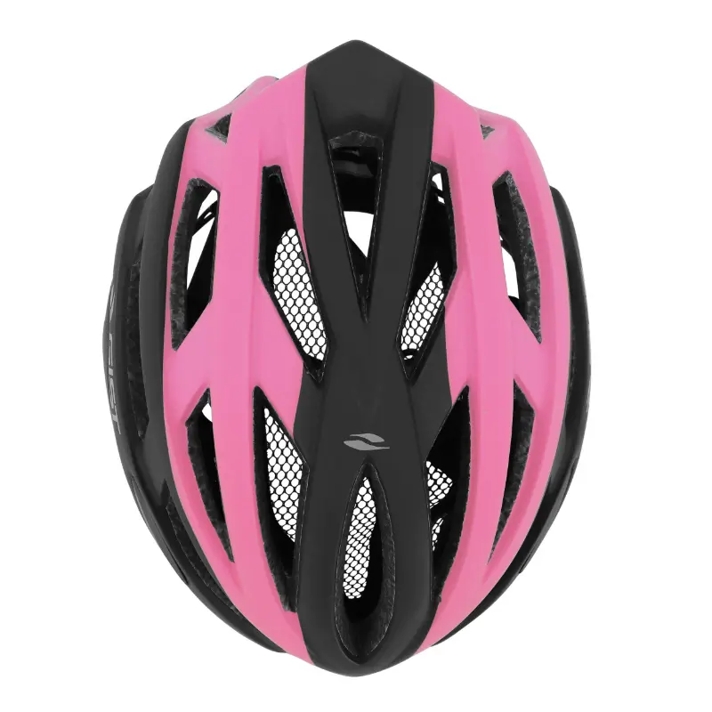 Cyklistická přilba Gist Planet černo-růžová matná 52-58 cm — pohled 6
