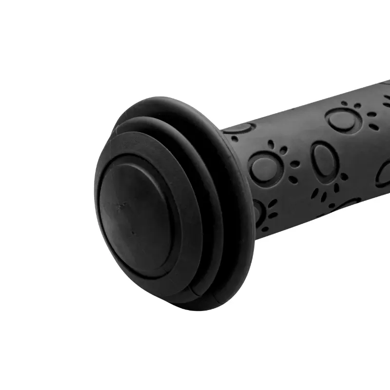City Lenkergriff Herrmans Kinder schwarz mit Stossschutz L115 mm (Paar) Durchm. 20 mm — Ansicht 2