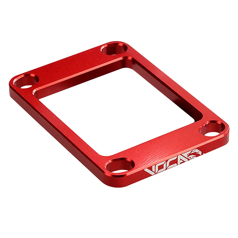 Ansaugklappen-Dichtscheibe VOCA Racing Minarelli 50 AM6 / Derbi 50 Senda - 5 mm Alu CNC rot