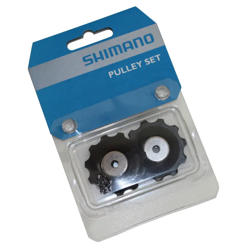 Galet dérailleur Shimano 10 vitesses 105 5700-5600 Tiagra 4600-4500 Sora 3500-3400 Deore 592-591 Alivio 4000-430 Acera 3000-390 (jeu de 2)