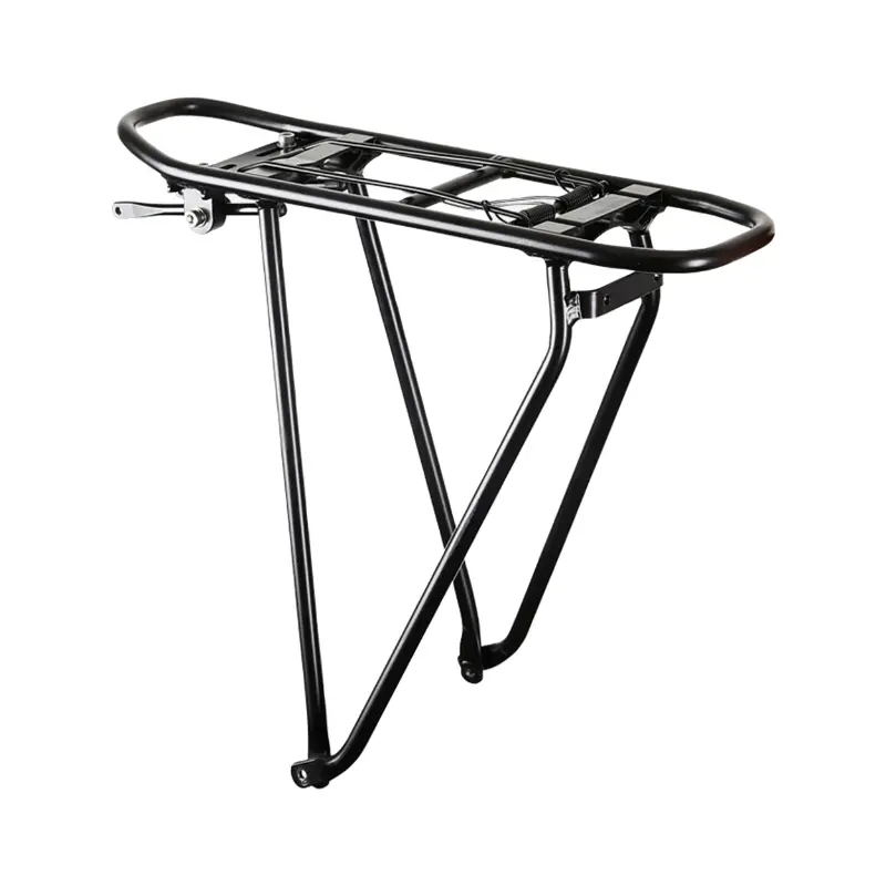 Porte-bagage vélo arrière Racktime Eco noir 28" à tringles avec pince ressort - 25 kg max